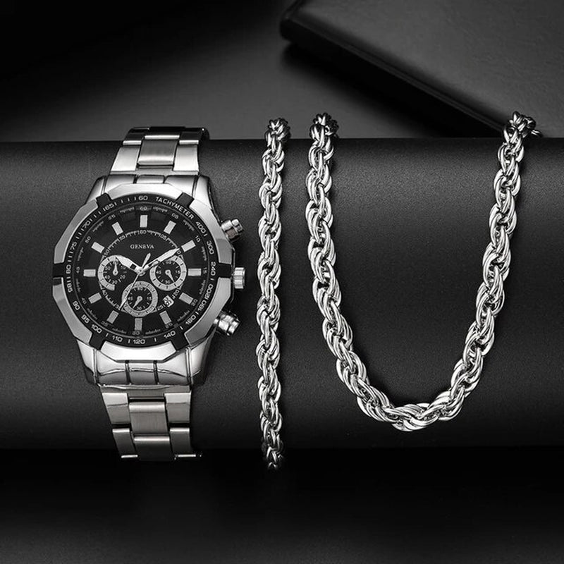 Men Luxury Fashion Design Stainless Steel Watch 