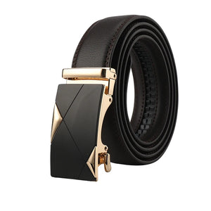 Belt for Men with Smooth and Automatic Buckle