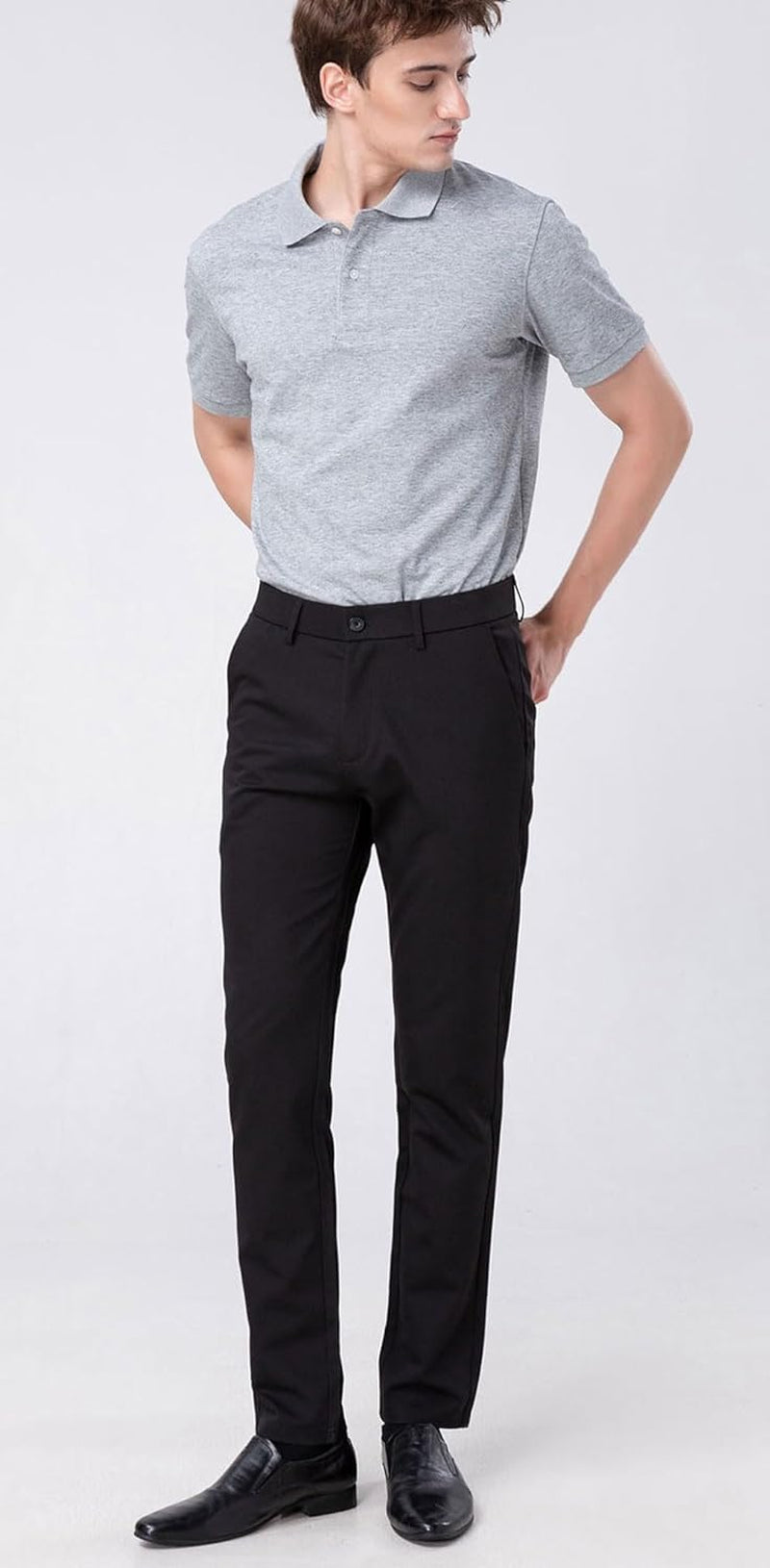 Men’s Slim Fit Dress Pants Stretch Dress Pants