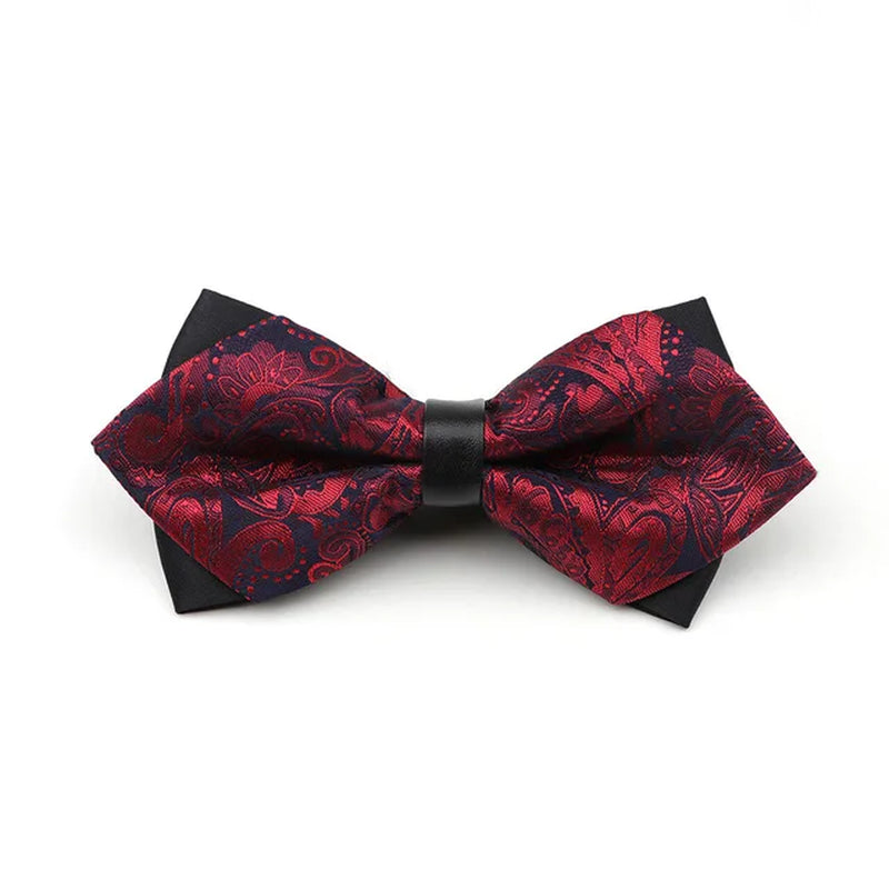 Men's Bow Tie Newest Paisley Butterfly Knot 