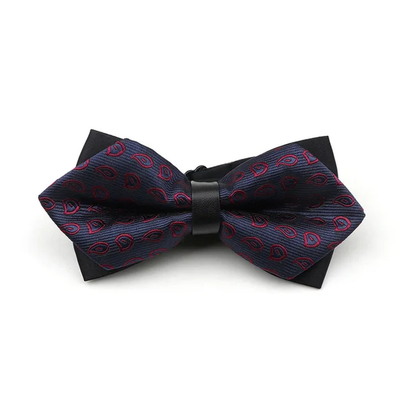 Men's Bow Tie Newest Paisley Butterfly Knot 