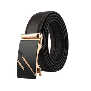 Belt for Men with Smooth and Automatic Buckle