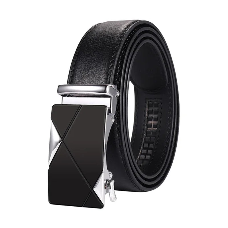 Belt for Men with Smooth and Automatic Buckle