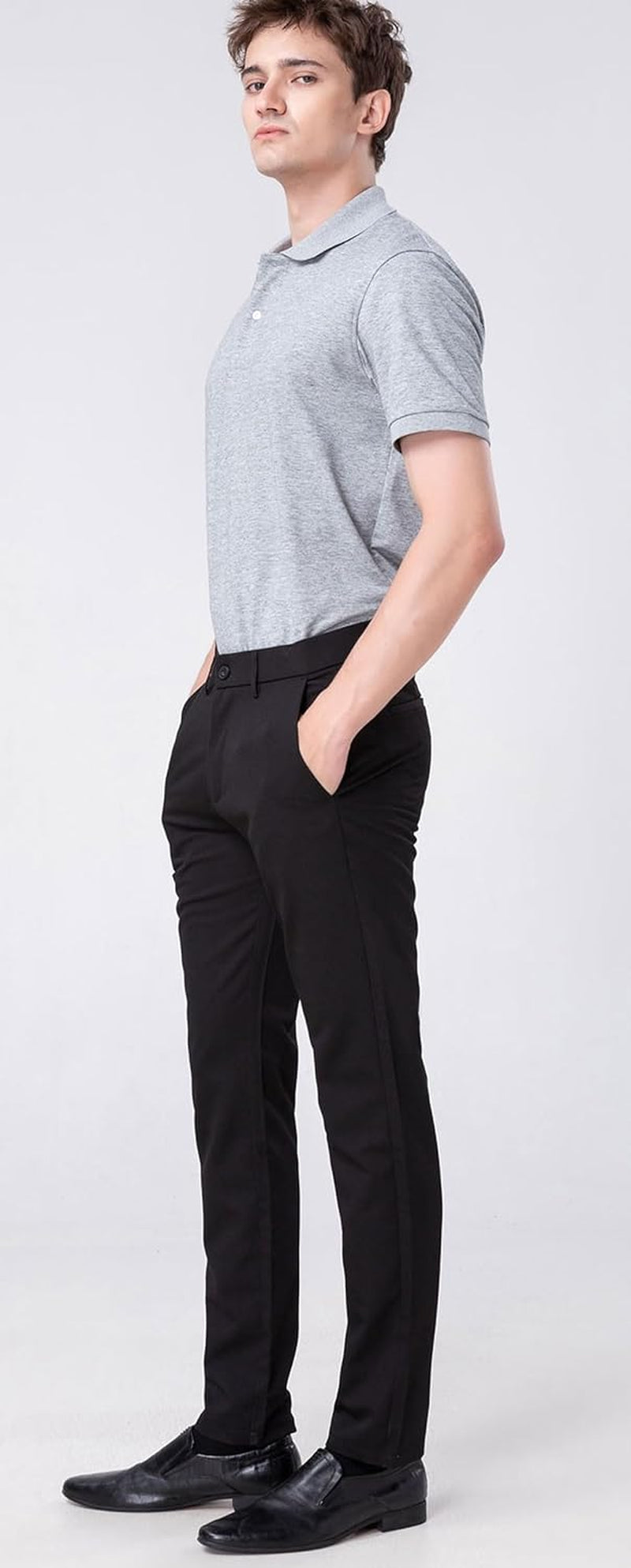 Men’s Slim Fit Dress Pants Stretch Dress Pants