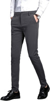 Men's Slim Fit Skinny Suit Pants