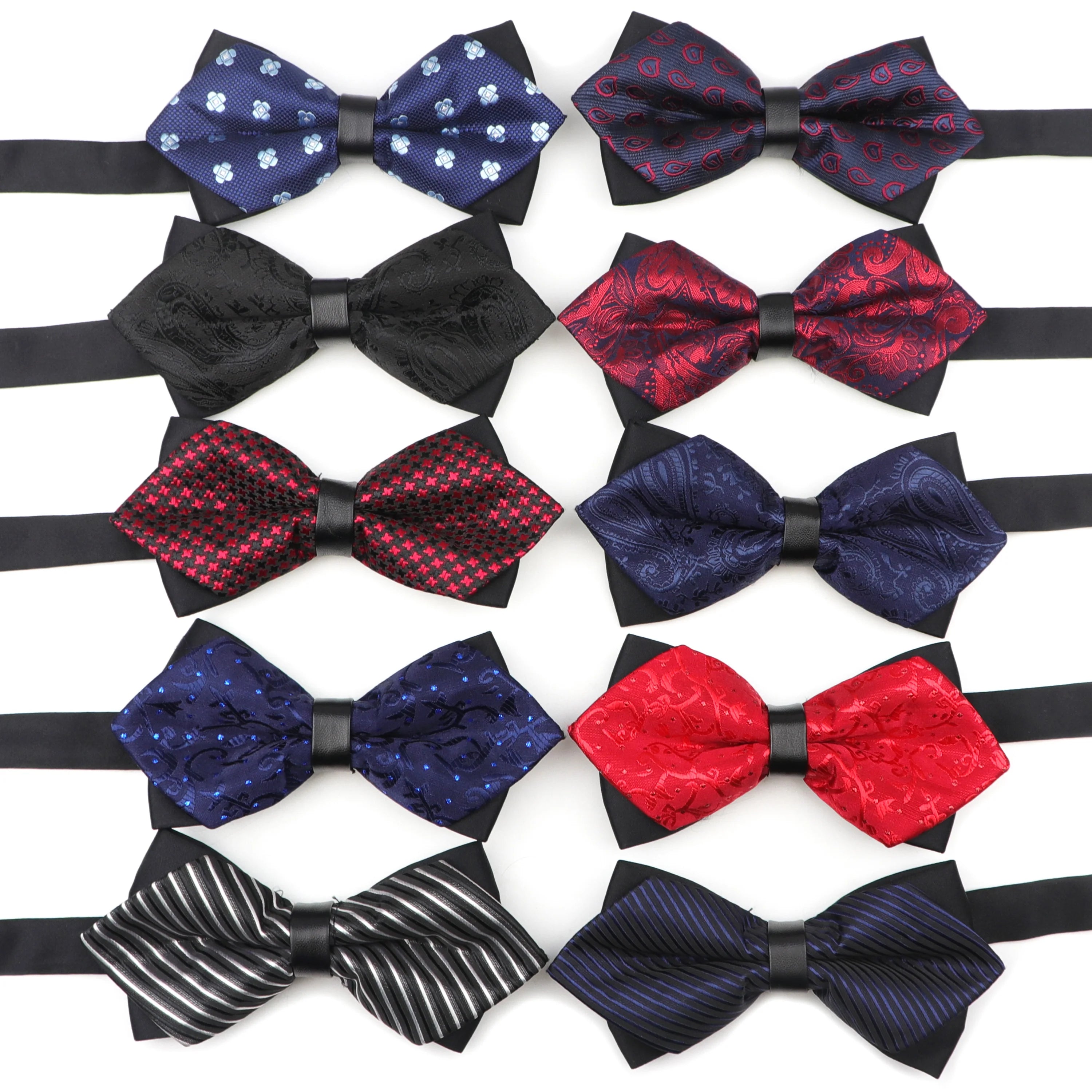 Men's Bow Tie Newest Paisley Butterfly Knot 