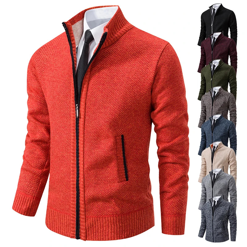 2023 Men's knitted sweater cardigan