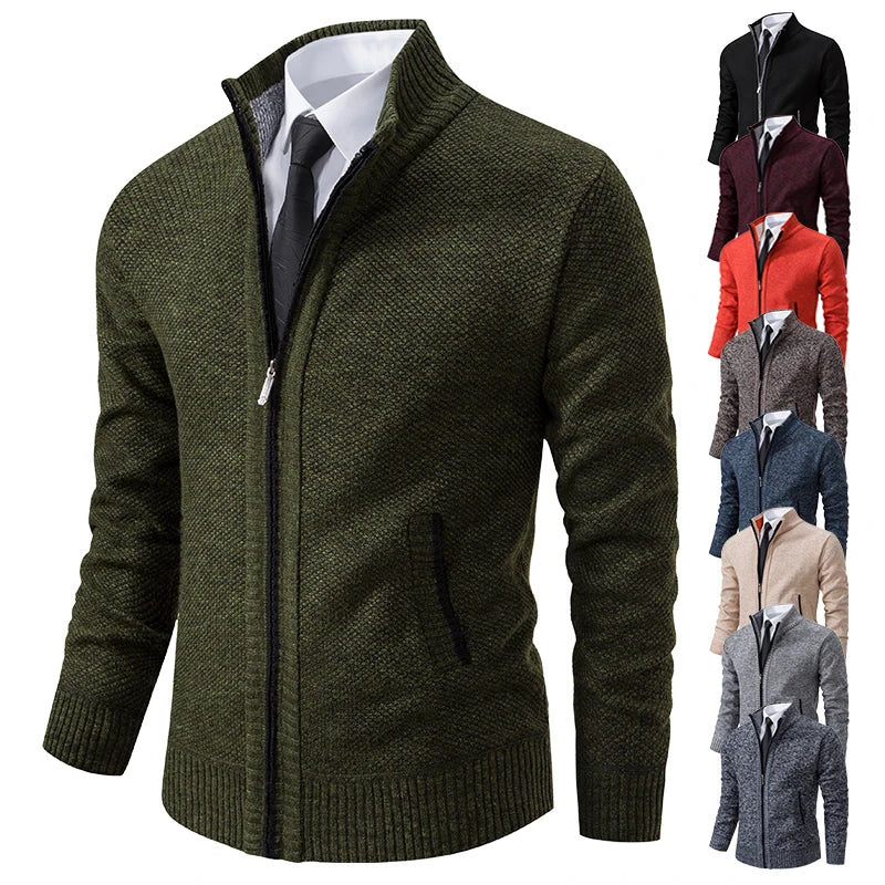 2023 Men's knitted sweater cardigan