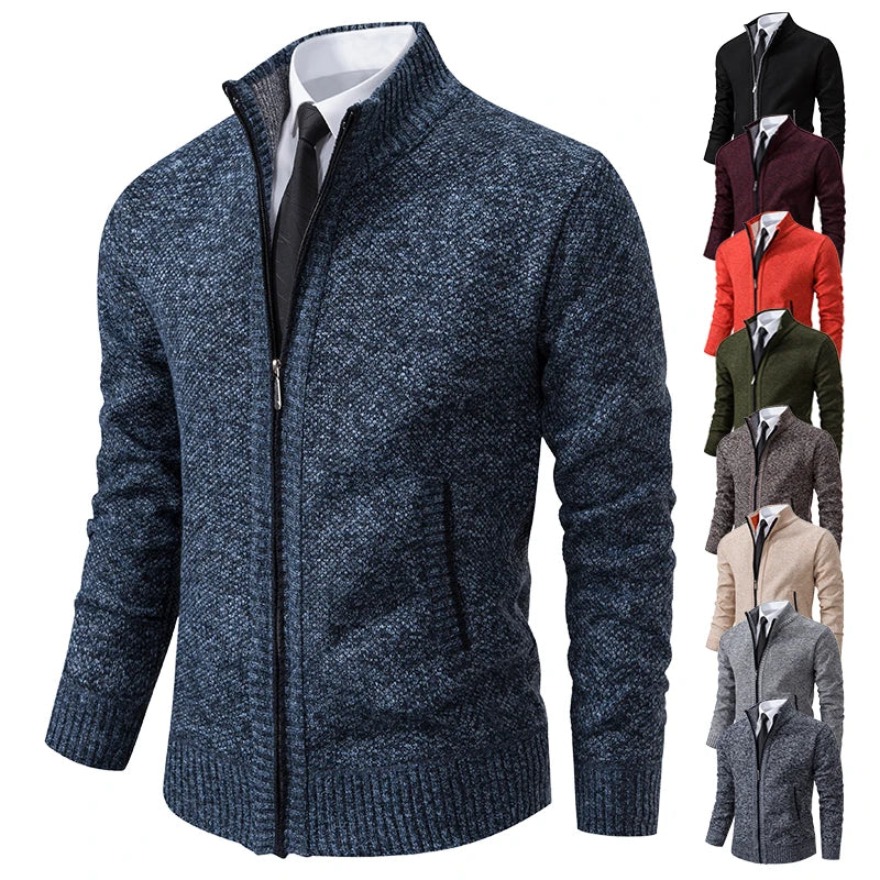 2023 Men's knitted sweater cardigan