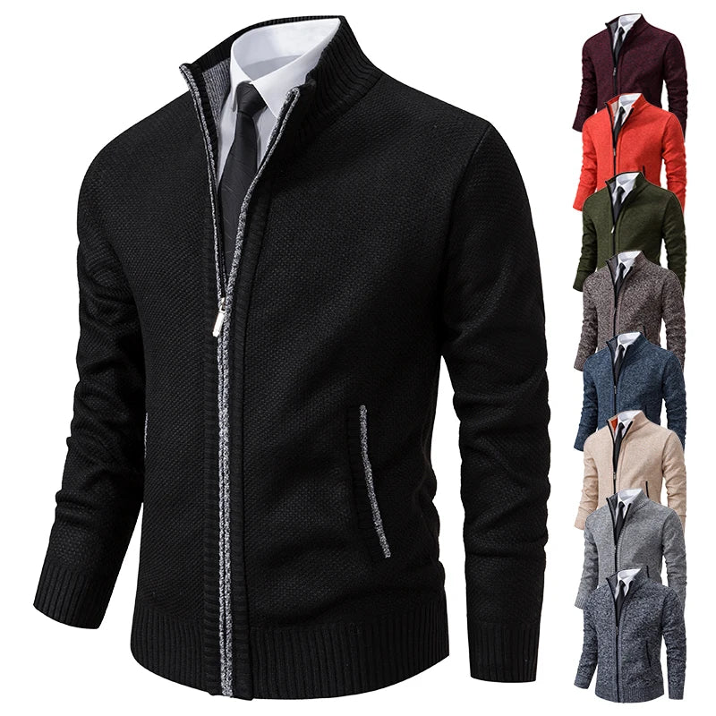 2023 Men's knitted sweater cardigan