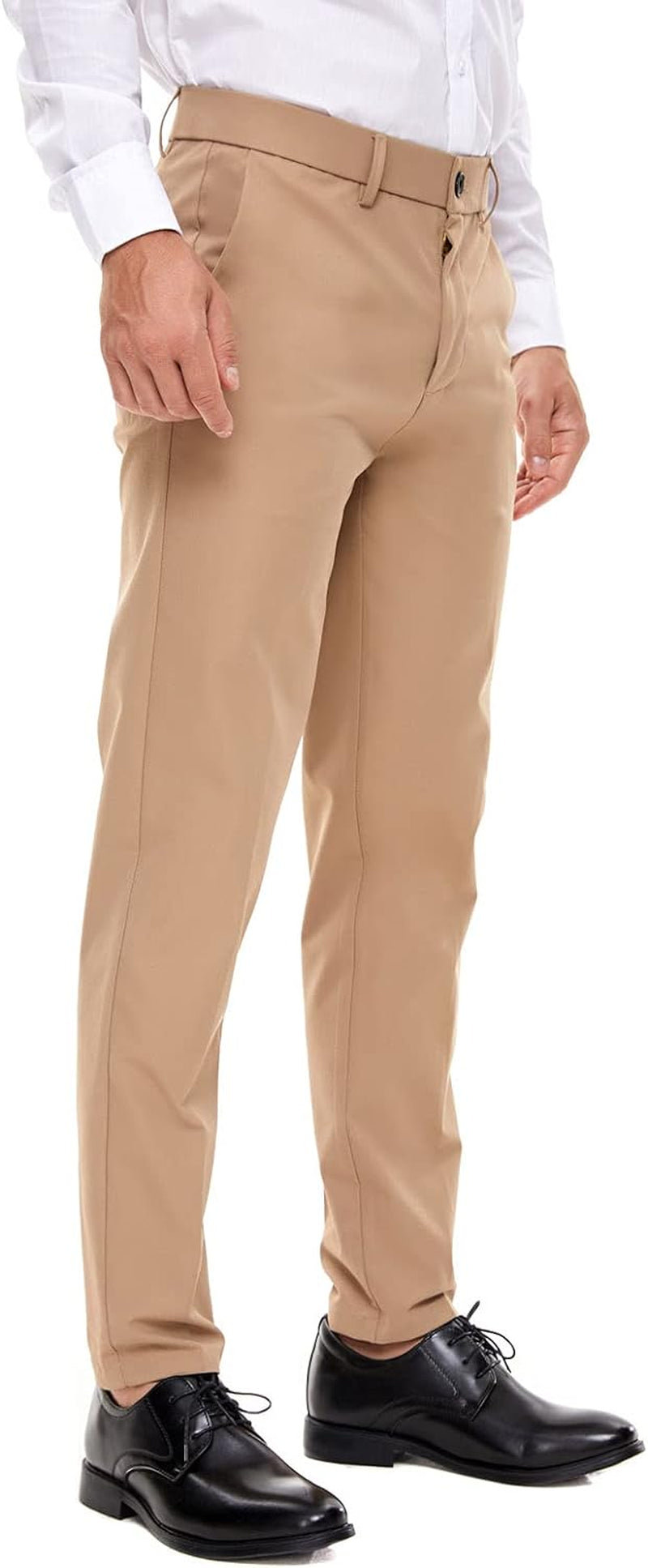 Men's Slim Fit Stretch Khaki Pants 