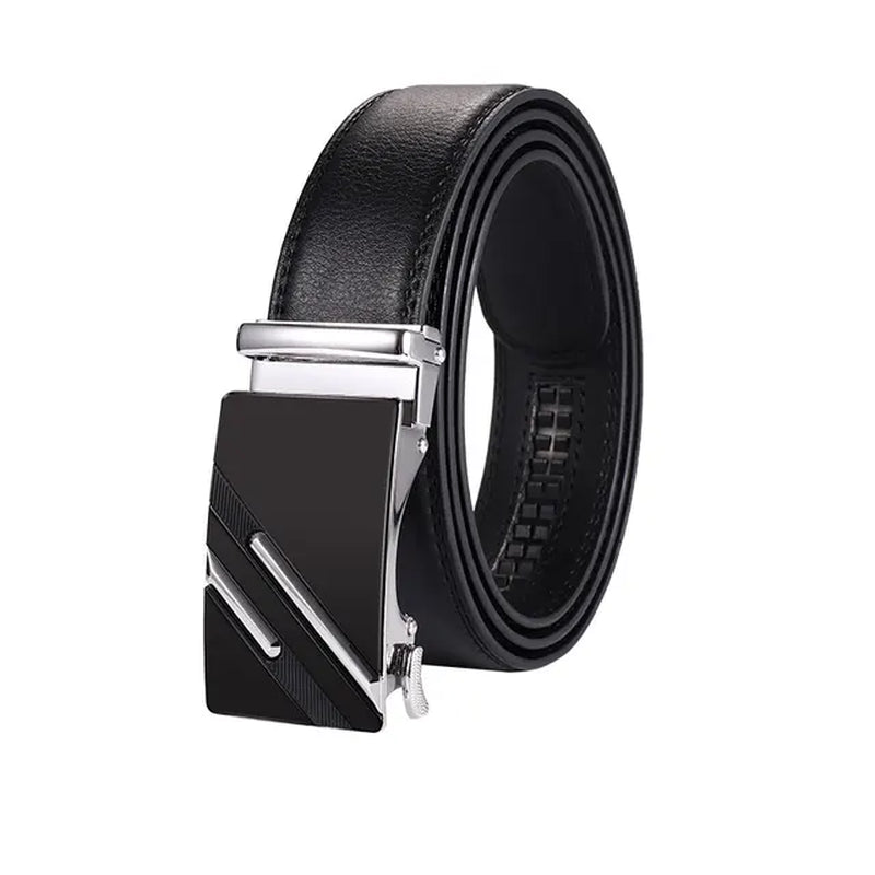 Belt for Men with Smooth and Automatic Buckle