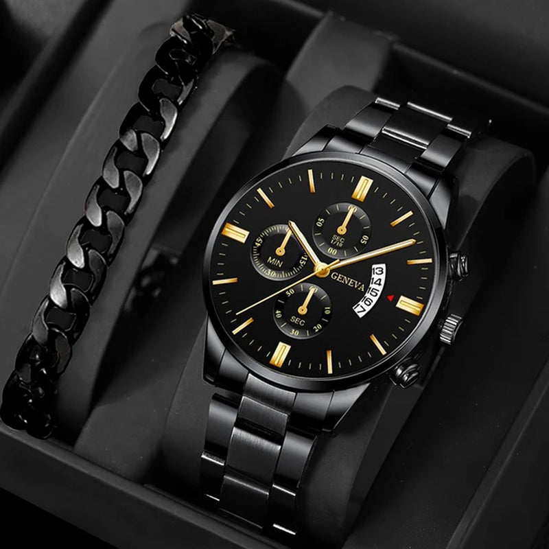 Men Business Casual Watch Stainless Steel/Bracelet Stainless Steel